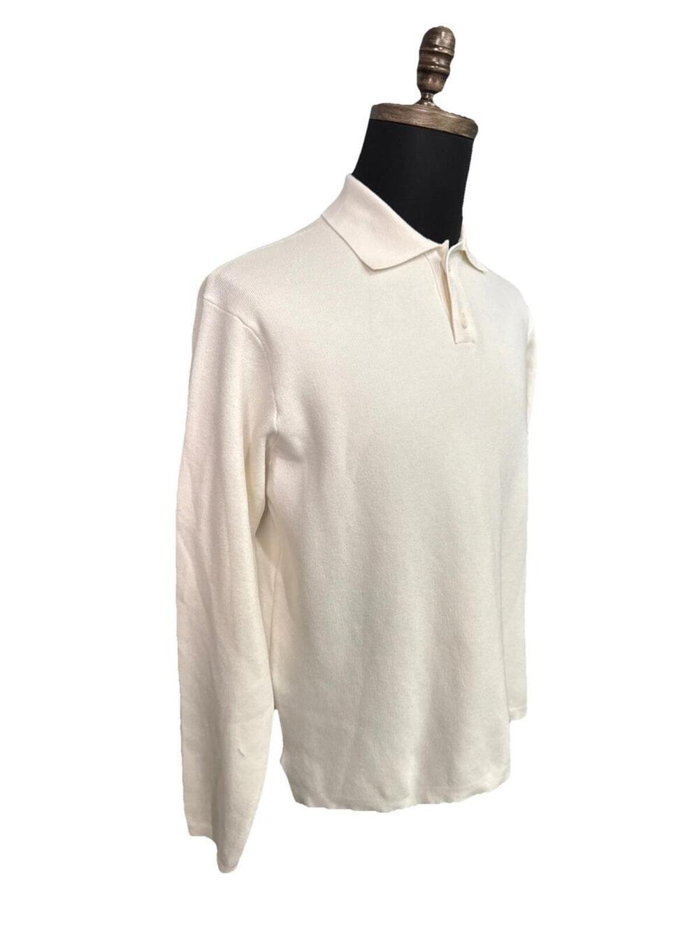Zara Cream Polo-Neck Knit Sweater - Picture 9 of 14